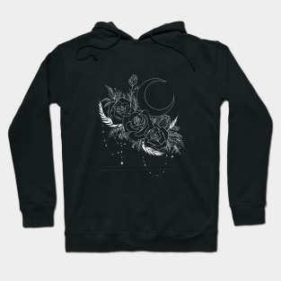 Moon flowers Hoodie